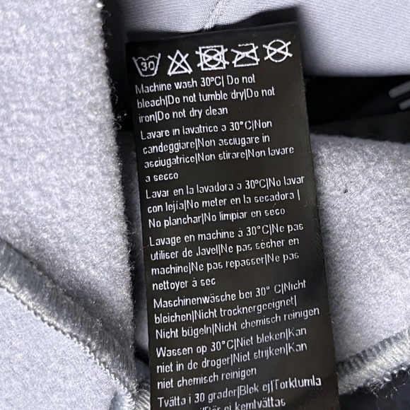 La Passione Full Zip Cycling Jacket Size Small Gray Fall \ Winter - Picture 7 of 8